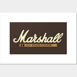 Vintage Marshall Amp Posters and Art